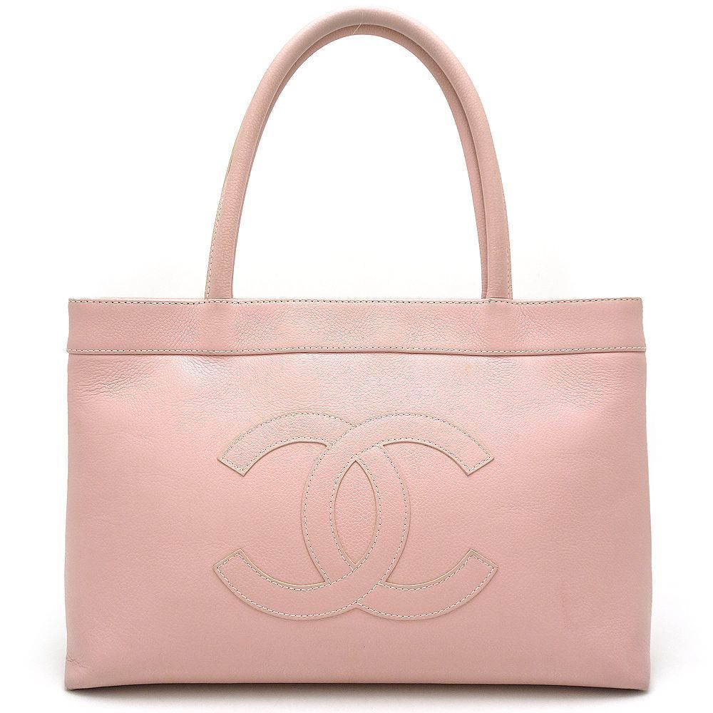 Chanel Cocomark Tote Bag Caviar Skin Pink